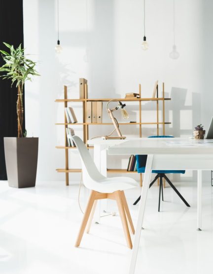 interior of beautiful modern office